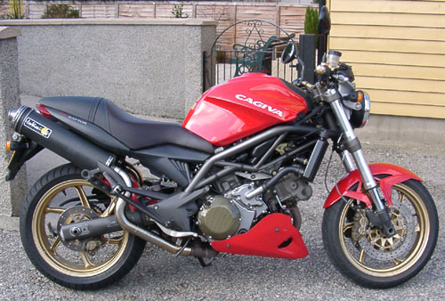 Cagiva Raptor 1000. Red 2001 Raptor 1000. Mods;