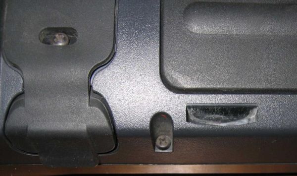 GPSmap 176 mounting tab slot