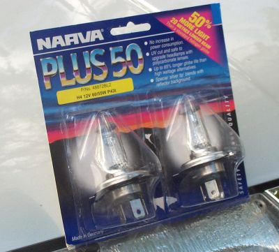 Narva Plus 50 bulbs