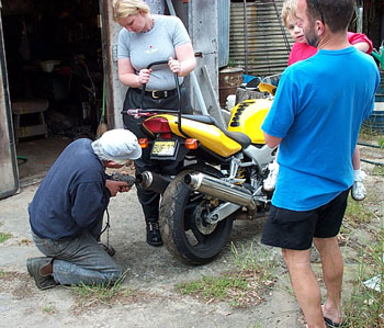 Roger (Debs dad), Deb and Nigel